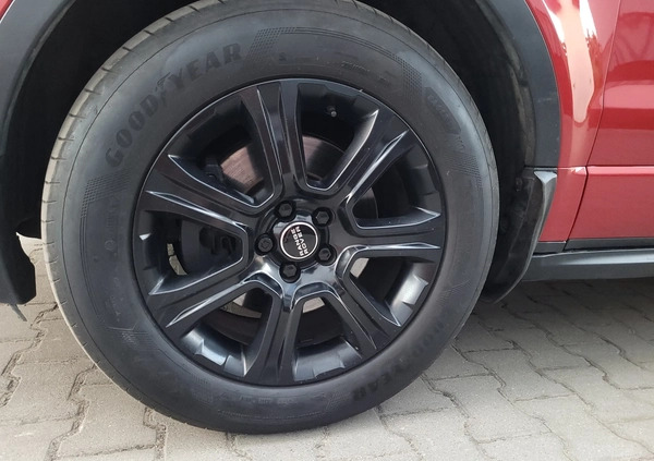 Land Rover Range Rover Evoque cena 84900 przebieg: 92135, rok produkcji 2017 z Pruszcz Gdański małe 631